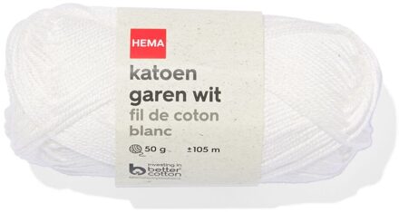 Hema Katoen garen 50g 105m wit