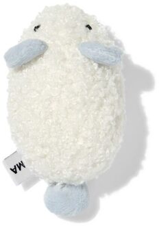 Hema Kattenspeeltje 9cm opwindmuis wit/blauw