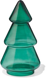 Hema Kerstboom 14.7x25x14.7cm glas groen