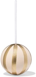 Hema Kersthanger ⌀6cm vilt bal ecru-goud (multi)
