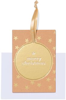 Hema Kerstkaarten met kersthanger - 5 stuks (multi)