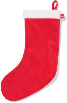 Hema Kerstsok 42.5x16.5cm rood