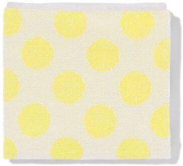 Hema Keukendoek 50x50cm katoen stippen geel (geel)