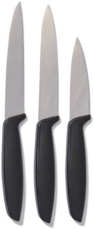 Hema Keukenmessen - 3 stuks (zwart)