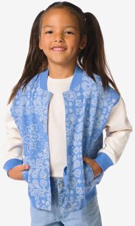 Hema Kinder baseballvest paisley blauw (blauw) - 86/92