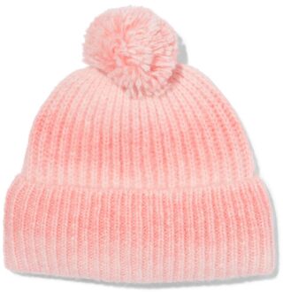 Hema Kinder beanie pompon roze (roze) - 134/164
