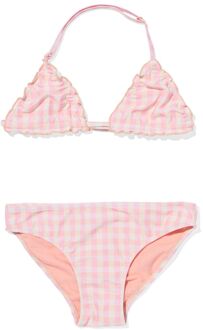 Hema Kinder Bikini Met Ruiten Roze (roze) - 146/152