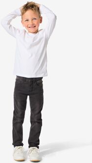 Hema Kinder broek jogdenim skinny fit zwart (zwart) - 152