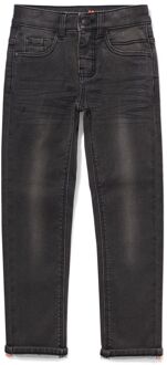 Hema Kinder broek jogdenim skinny fit zwart (zwart)