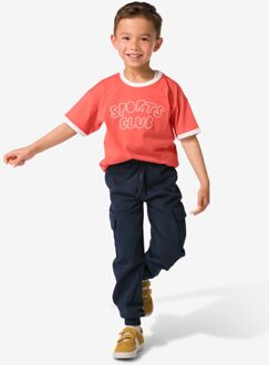 Hema Kinder cargo sweatbroek donkerblauw (donkerblauw) - 86/92