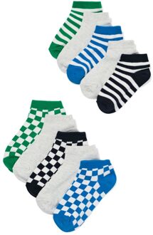 Hema Kinder enkelsokken rib - 5 paar blauw (blauw) - 31/34