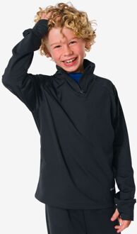 Hema Kinder Fleece Sportshirt Zwart (zwart) - 146/152