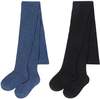 Hema Kinder maillots met katoen - 2 paar blauw (blauw) - 122/128