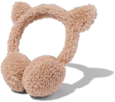 Hema Kinder oorwarmers teddy (beige)