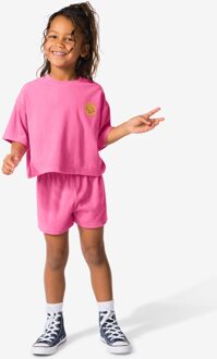 Hema Kinder shortama badstof roze (roze) - 146/152
