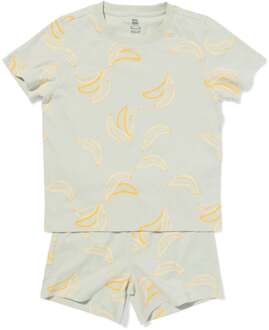 Hema Kinder shortama bananen lichtgroen (lichtgroen) - 146/152