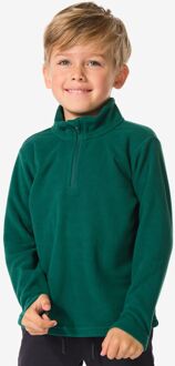 Hema Kinder skipully fleece donkergroen (donkergroen) - 134/140