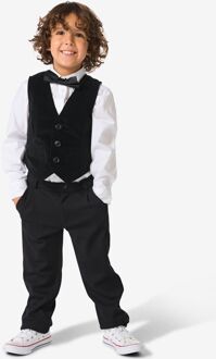 Hema Kinder sweatbroek pique zwart (zwart) - 86/92