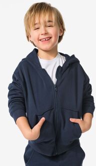 Hema Kinder sweatvest donkerblauw (donkerblauw) - 146/152