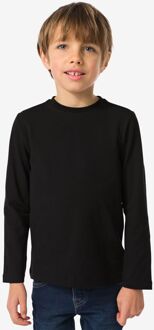 Hema Kinder T-shirt - Biologisch Katoen Zwart (zwart) - 110/116