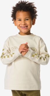 Hema Kinder T-shirt blokken donkergrijs (donkergrijs) - 146/152