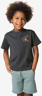Hema Kinder T-shirt bomen donkergrijs (donkergrijs) - 110/116