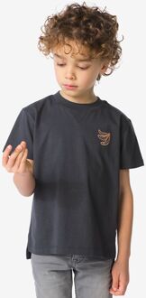Hema Kinder T-shirt donkergrijs (donkergrijs) - 146/152