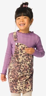 Hema Kinder T-shirt fijngebreid paars (paars) - 98/104