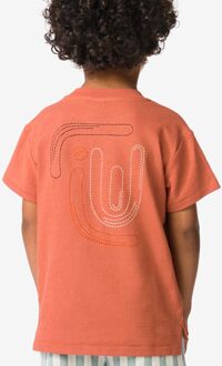 Hema Kinder T-shirt grafisch lichtbruin (lichtbruin) - 98/104
