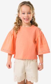 Hema Kinder T-shirt jersey koraal (koraal) - 122/128