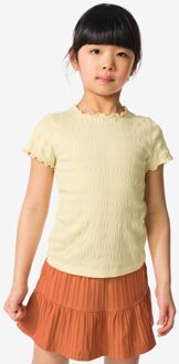 Hema Kinder T-shirt lichtgeel (lichtgeel) - 98/104