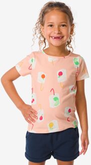 Hema Kinder T-shirt Met Fruit Roze (roze) - 122/128