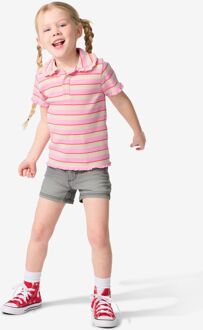 Hema Kinder T-shirt Met Polokraag Roze (roze) - 110/116