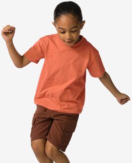 Hema Kinder T-shirt palm bruin (bruin) - 146/152