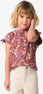 Hema Kinder T-shirt rib fruit bruin (bruin) - 146/152