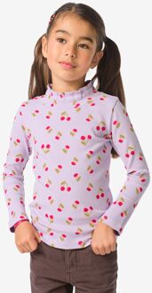 Hema Kinder T-shirt rib fruit lichtpaars (lichtpaars) - 122/128