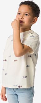 Hema Kinder T-shirt skateboard wit (wit) - 134/140