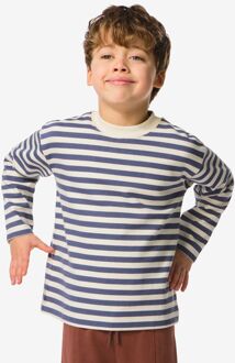 Hema Kinder T-shirt strepen blauw (blauw) - 110/116