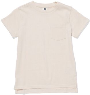 Hema Kinder T-shirt Structuur Beige (beige) - 122/128