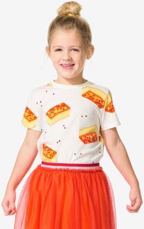 Hema Kinder T-shirt tompouce gebroken wit (gebroken wit) - 86/92