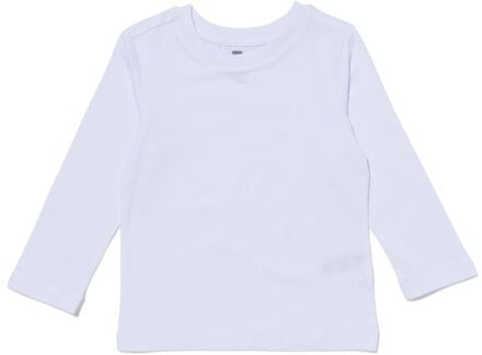 Hema Kinder T-shirts - Biologisch Katoen - 2 Stuks Wit (wit) - 158/164