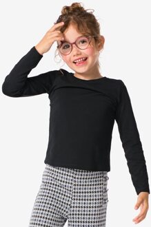 Hema Kinder t-shirts biologisch katoen - 2 stuks zwart (zwart) - 86/92