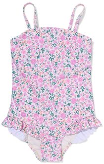 Hema Kinderbadpak bloemen lila (lila) - 158/164
