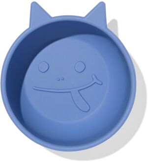 Hema Kinderbakje ⌀10cm siliconen monster blauw (blauw)