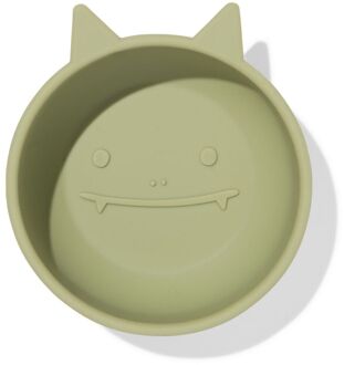 Hema Kinderbakje ⌀10cm siliconen monster groen (groen)