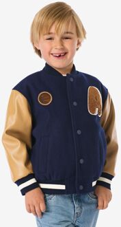 Hema Kinderbomberjack PU blauw (blauw) - 134/140