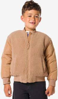 Hema Kinderbomberjack teddy bruin (bruin) - 86/92