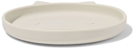 Hema Kinderbord ⌀16cm siliconen monster beige (beige)