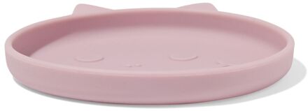 Hema Kinderbord ⌀16cm siliconen monster roze (roze)