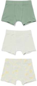 Hema Kinderboxer bananen - 3 stuks groen (groen) - 98/104